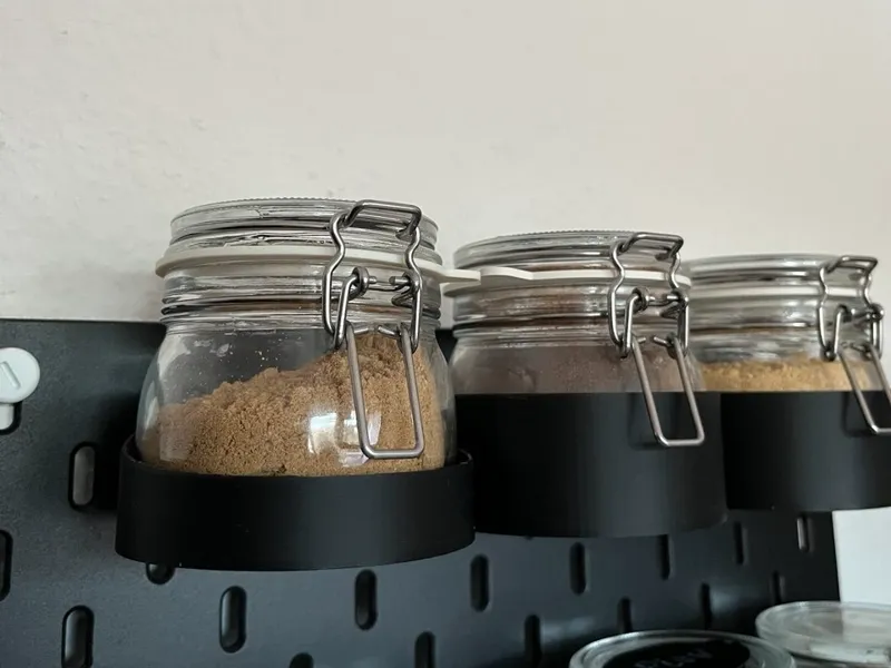 Dosenhalter Glashalter für das IKEA Skadis 
