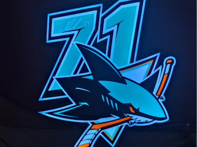 San Jose Sharks 71 Light Box