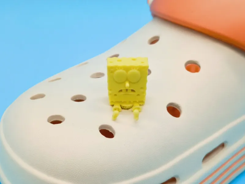 Spongebob Croc Charm