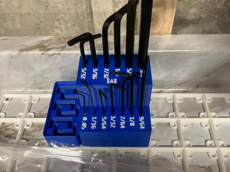 Gridfinity  Allen Wrench holder