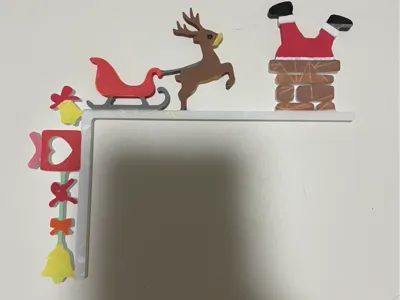 聖誕門角裝飾 Christmas door corner decoration
