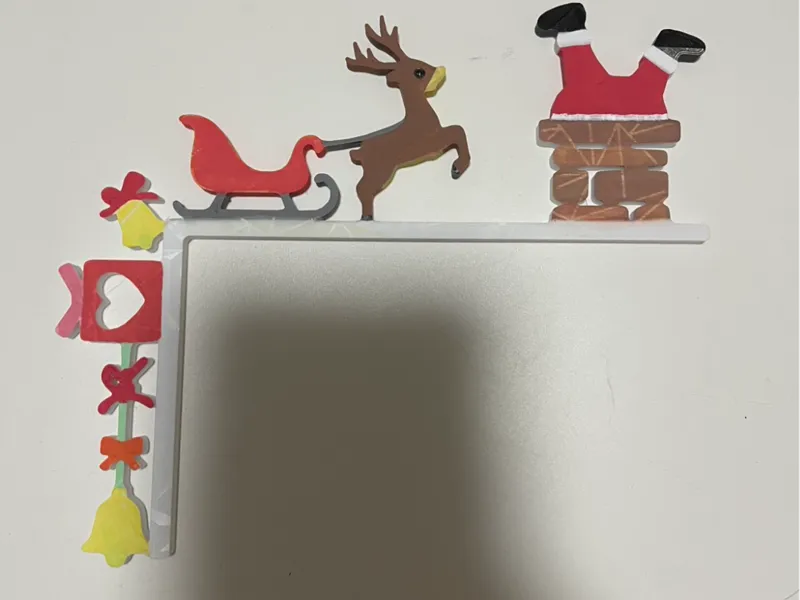 聖誕門角裝飾 Christmas door corner decoration