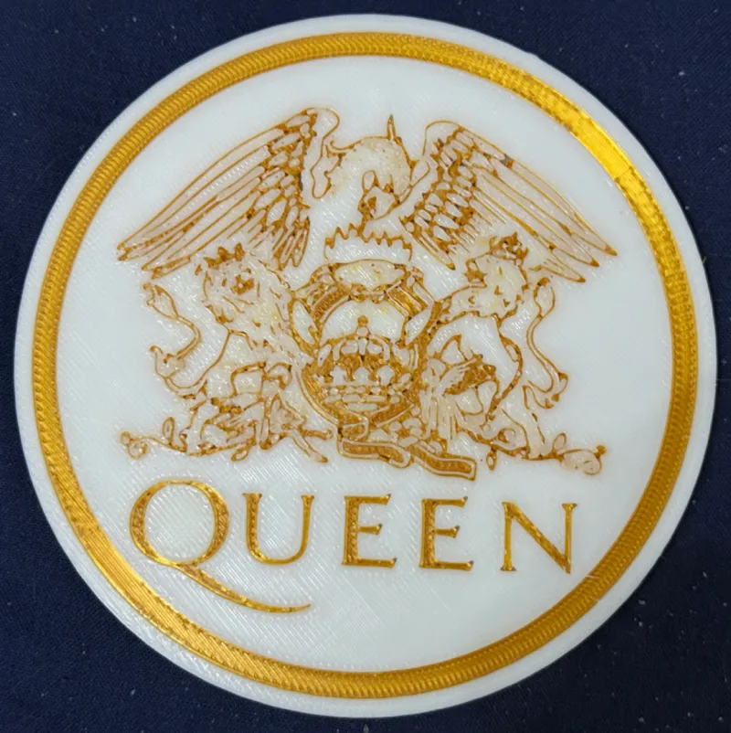Queen Tea/Coffee Mug Coaster Recessed Logo