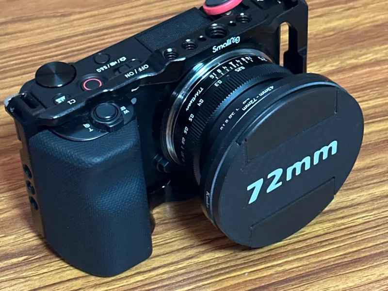 72mm camera lens protection cap (perfect fit)