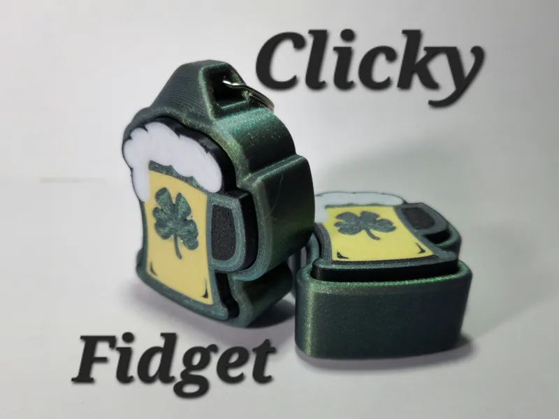 St Patricks Beer Mug Fidget