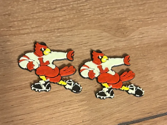 Louisville Cardinals Earrings - Heisman Cardinal