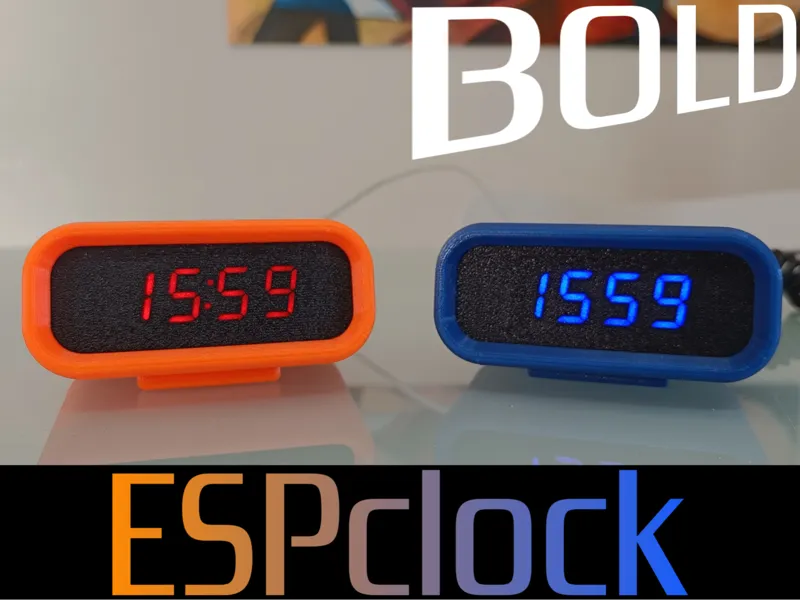 ESPclock BOLD | Digital Clock