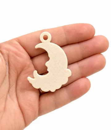 Llavero: Celestial Moon Charm – Keychain & Necklace and Bag — vista de referencia 4