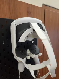 Support casque Quest 3 pour IKEA Skådis - meilleure retenue — photo 2