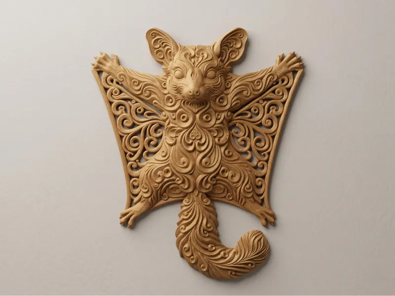 Petauro del Azúcar / Ardilla Voladora - Arte pared