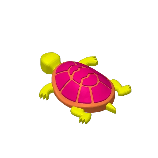 Miniatura 3 do modelo 3D 乌龟