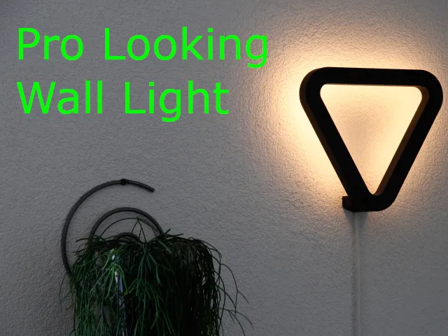 Down Triangle wall Light