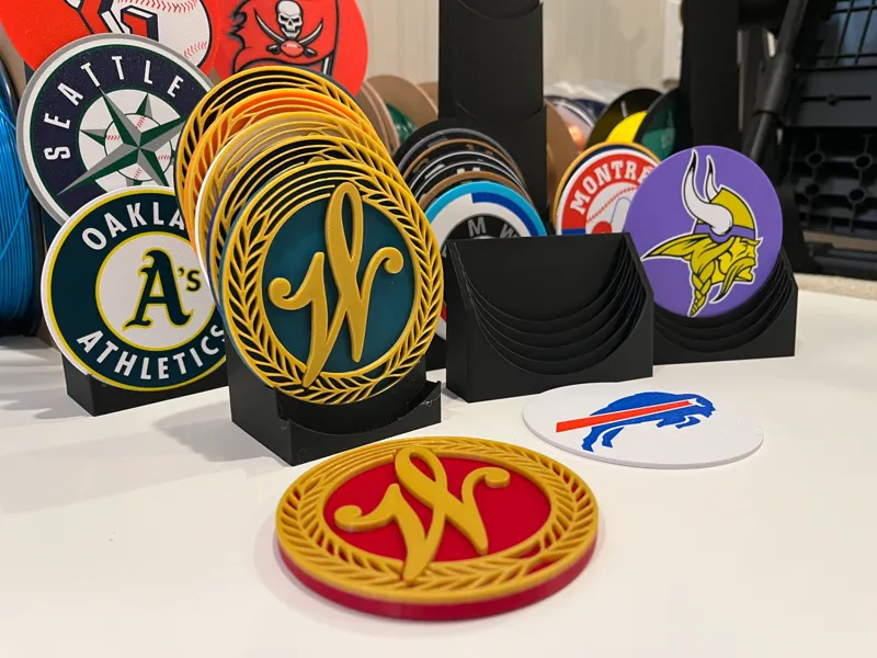 Customizable Coaster Stand Parametric