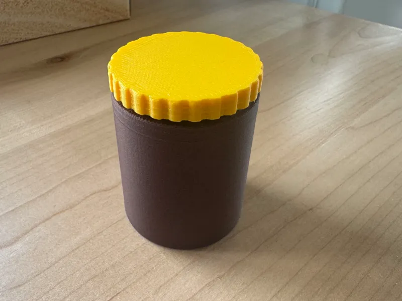 Tall Pill container - 2 and 3-compartment