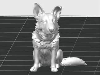German Shepherd Sit