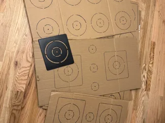 Range Targets Stencils – Circle & Square - Cheap!