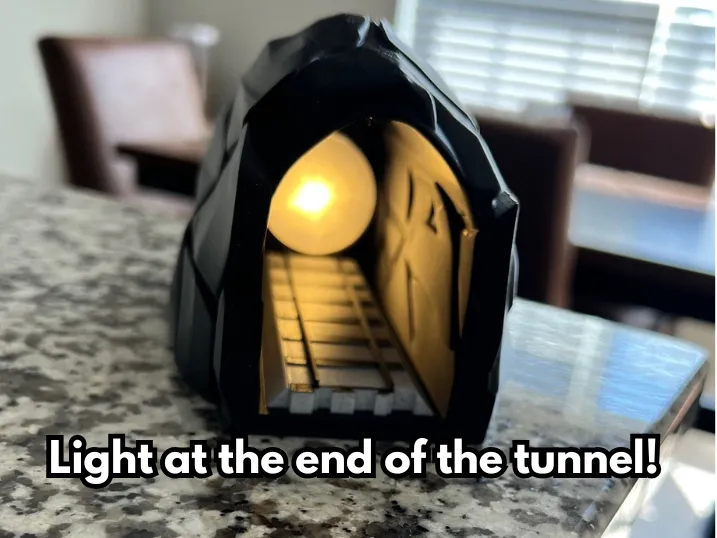 Light at the end of tunnel