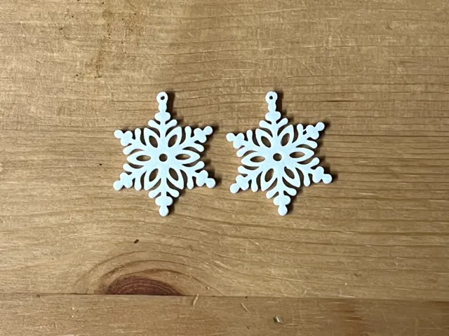 snowflake earrings