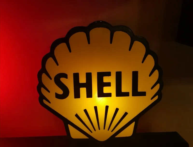 SHELL light box pimp my garage