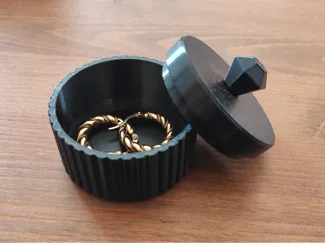 Cute little Jewelry Box with diamond knob