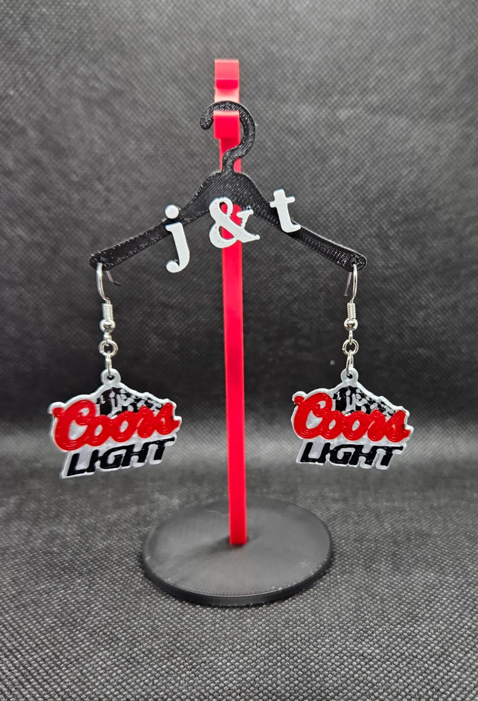 Coors earrings view 2