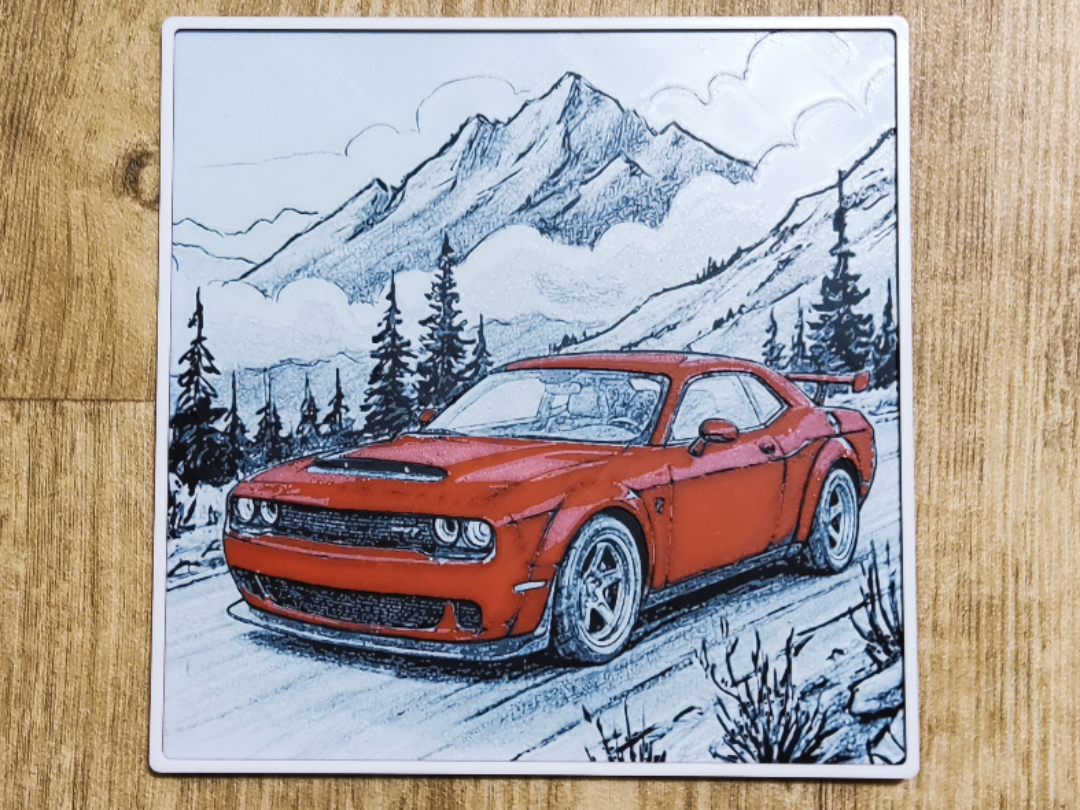 Dodge Challenger Demon - Hueforge