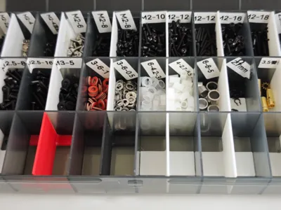 Upgraded Parts Box Dividers