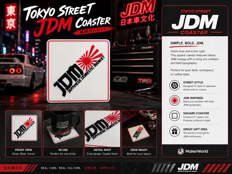Tokyo Street JDM Coaster