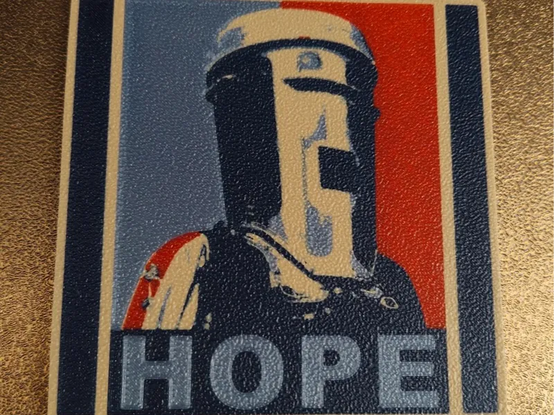 Count Binface "HOPE" Coaster