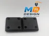 With 4 holes for 6x3mm magnets