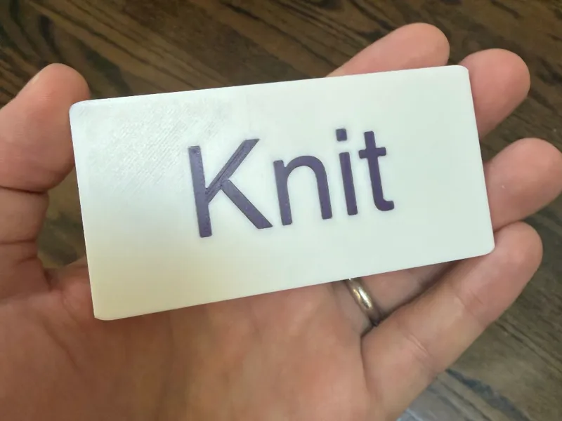 Knit and Decrease Block