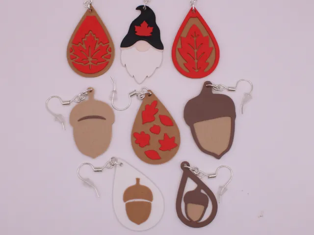 Halloween Earrings pt 19 - Fall