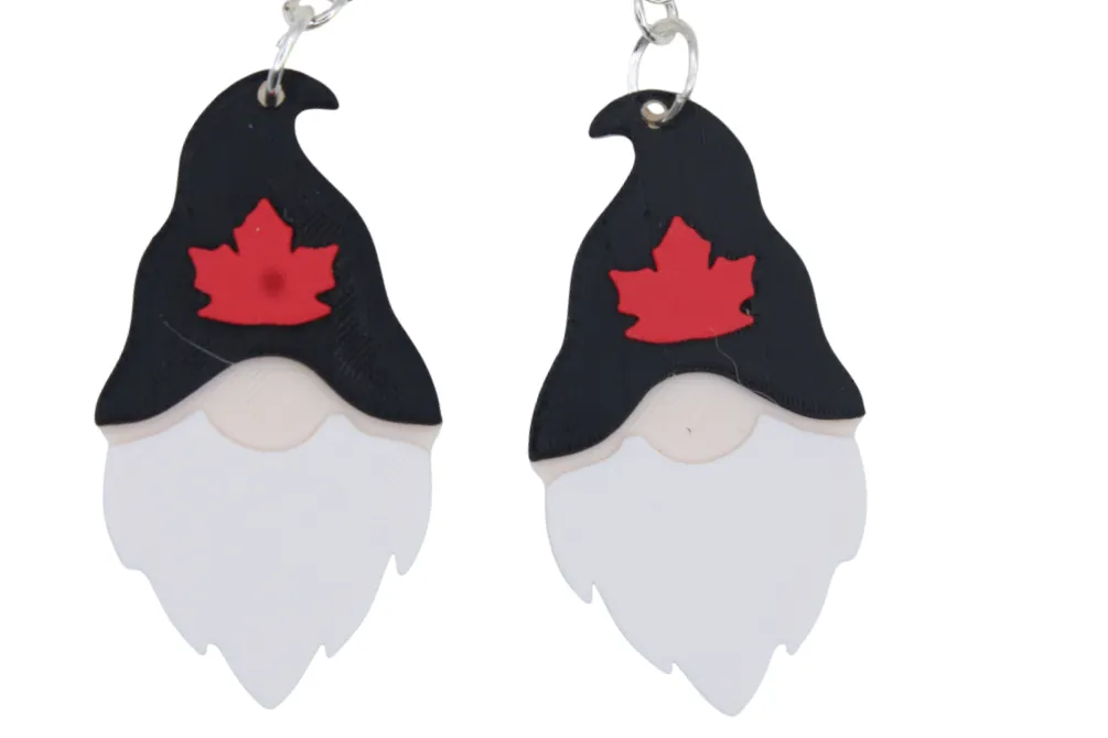 Halloween Earrings pt 19 - Fall view 3