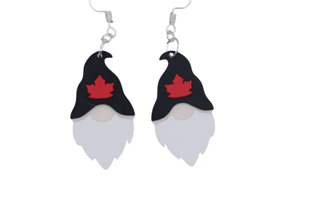 Halloween Earrings pt 19 - Fall view 4