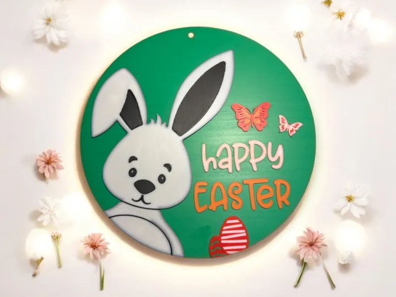 Happy Easter Door Decor 