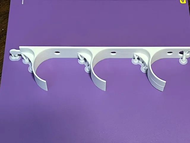 Wall Mounted Cricut Vinyl holder 2 or 3 together