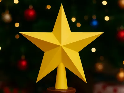 Christmas Star Tree Topper