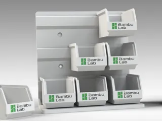 Mini Bin Box Organizer Hanging System