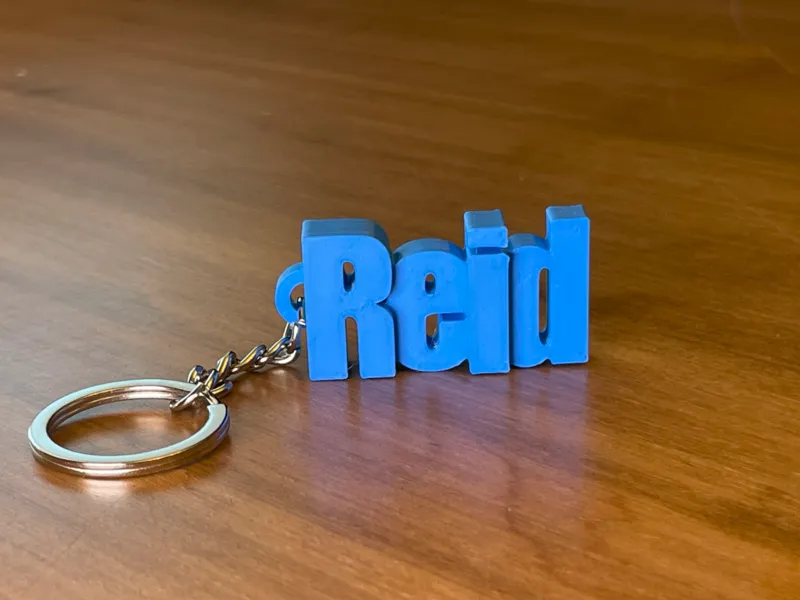 Reid Name Keychain