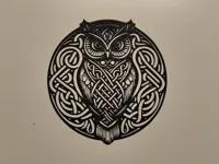Décoration murale hibou tribal — photo 2