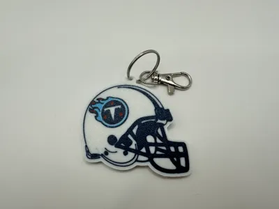 Tennessee Titans Helmet Keychain