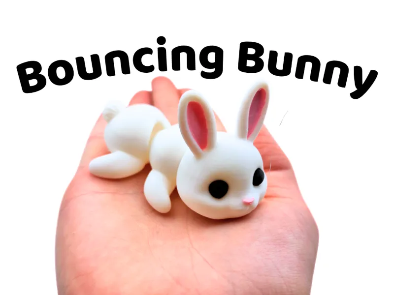 bouncing bunny - Print In Place