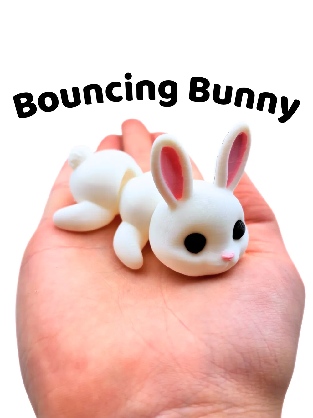 bouncing bunny - Print In Place - Free 3D Print Model - MakerWorld