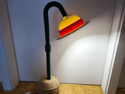 Lamp with One Piece hat