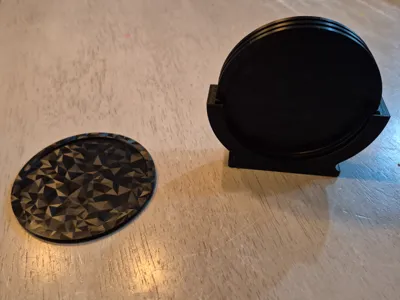 Textured coasters