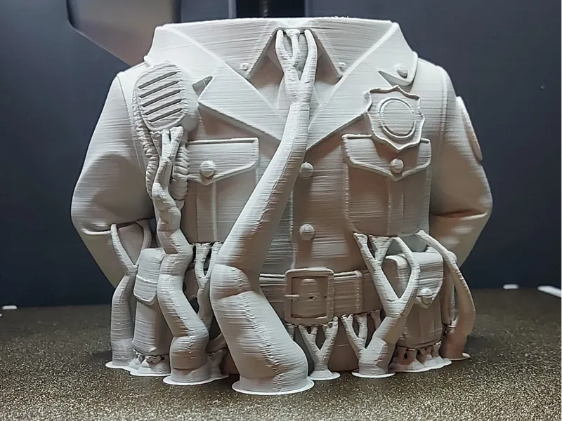 Police Uniform Pen Holder 