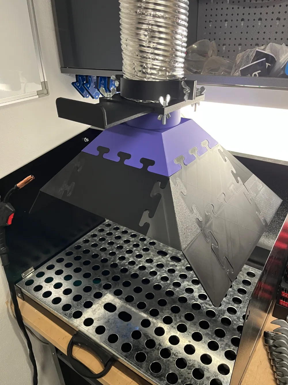 Modular Extraction Hood with Shut-off Valve and Clamps by JiApp ...