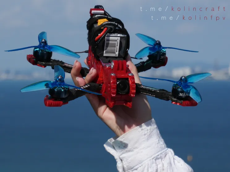 GEPRC MARK5 KOLINFPV "RED ALERT" DJIO3 BODYKIT