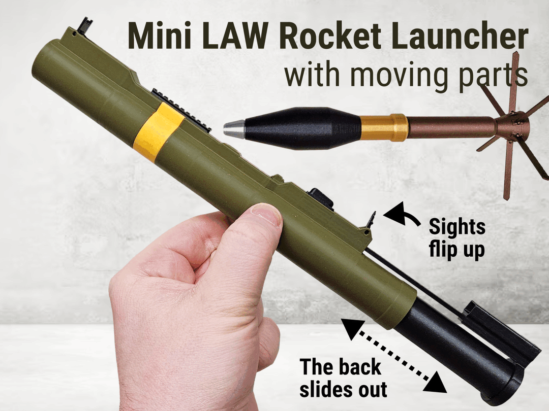 LAW Rocket Launcher with Moving Parts - 1
