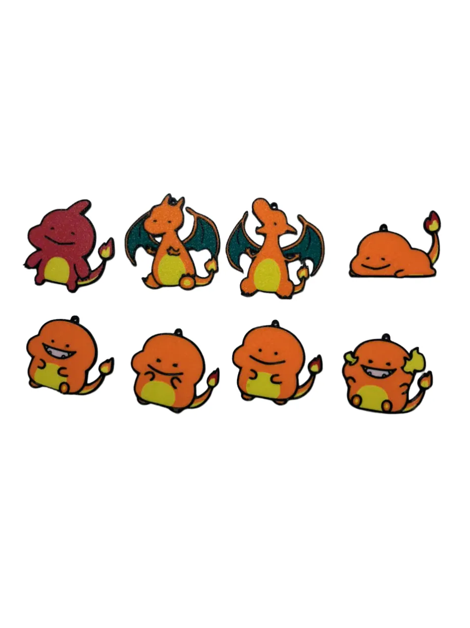 Charmander, Charizard Pokemon Keychain Pack - Free 3D Print Model ...